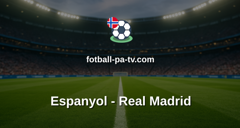 La Liga: Espanyol - Real Madrid