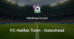 National League: FC Halifax Town - Gateshead
