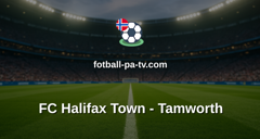 National League: FC Halifax Town - Tamworth