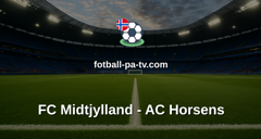 Superligaen: FC Midtjylland - AC Horsens