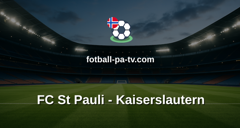 Bundesliga 2: FC St Pauli - Kaiserslautern