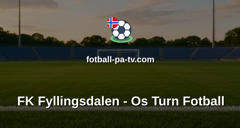 Norsk Tipping-ligaen: FK Fyllingsdalen - Os Turn Fotball