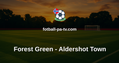 National League: Forest Green - Aldershot Town