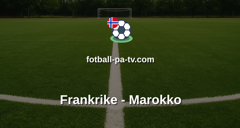 Fotball-VM: Frankrike - Marokko