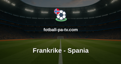 Fotball-VM: Frankrike - Spania