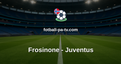Serie A: Frosinone - Juventus