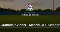 Primera División Femenina: Granada Kvinner - Madrid CFF Kvinner