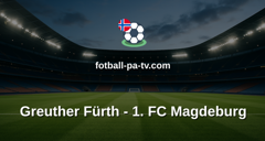 Bundesliga 2: Greuther Fürth - 1. FC Magdeburg