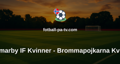 Damallsvenskan: Hammarby IF Kvinner - Brommapojkarna Kvinner