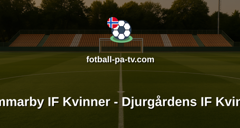 Damallsvenskan: Hammarby IF Kvinner - Djurgårdens IF Kvinner