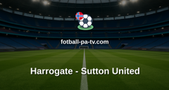 National League: Harrogate - Sutton United