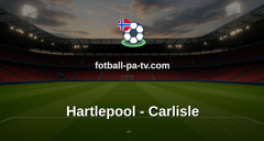 National League: Hartlepool - Carlisle
