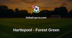 National League: Hartlepool - Forest Green
