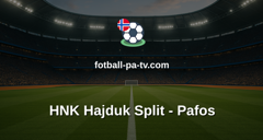 Europa League: HNK Hajduk Split - Pafos
