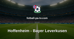 Bundesliga: Hoffenheim - Bayer Leverkusen