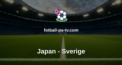 Fotball-VM: Japan - Sverige