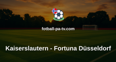 Bundesliga 2: Kaiserslautern - Fortuna Düsseldorf