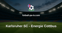 Bundesliga 2: Karlsruher SC - Energie Cottbus