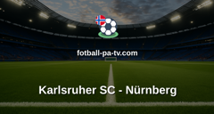 Bundesliga 2: Karlsruher SC - Nürnberg