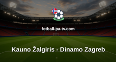 Champions League: Kauno Žalgiris - Dinamo Zagreb