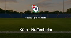 Bundesliga: Köln - Hoffenheim