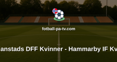 Damallsvenskan: Kristianstads DFF Kvinner - Hammarby IF Kvinner