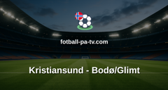 Eliteserien: Kristiansund - Bodø/Glimt
