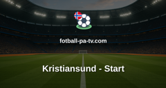 Eliteserien: Kristiansund - Start