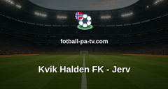 PostNord-ligaen: Kvik Halden FK - Jerv