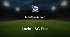 Serie A: Lazio - SC Pisa