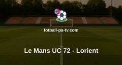 Ligue 1: Le Mans UC 72 - Lorient