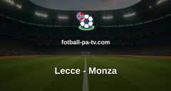 Serie A: Lecce - Monza