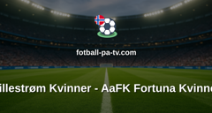 Toppserien: Lillestrøm Kvinner - AaFK Fortuna Kvinner