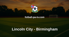 Championship: Lincoln City - Birmingham