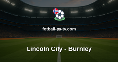 Championship: Lincoln City - Burnley