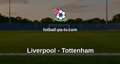 Engelsk Ligacup: Liverpool - Tottenham