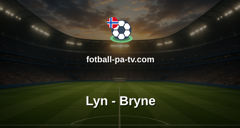 OBOS-ligaen: Lyn - Bryne