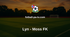 OBOS-ligaen: Lyn - Moss FK