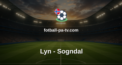 OBOS-ligaen: Lyn - Sogndal