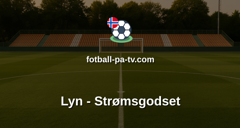 OBOS-ligaen: Lyn - Strømsgodset