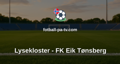PostNord-ligaen: Lysekloster - FK Eik Tønsberg
