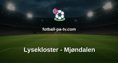 PostNord-ligaen: Lysekloster - Mjøndalen