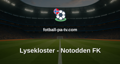 PostNord-ligaen: Lysekloster - Notodden FK