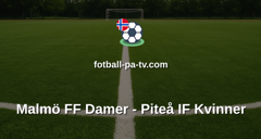 Damallsvenskan: Malmö FF Damer - Piteå IF Kvinner