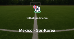 Fotball-VM: Mexico - Sør-Korea