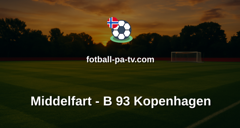 NordicBet Liga - 1. divisjon Danmark : Middelfart - B 93 Kopenhagen