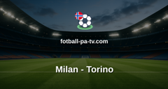 Serie A: Milan - Torino