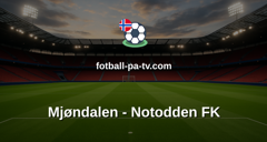 PostNord-ligaen: Mjøndalen - Notodden FK