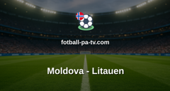 Treningskamp: Moldova - Litauen