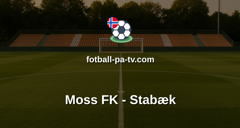 OBOS-ligaen: Moss FK - Stabæk